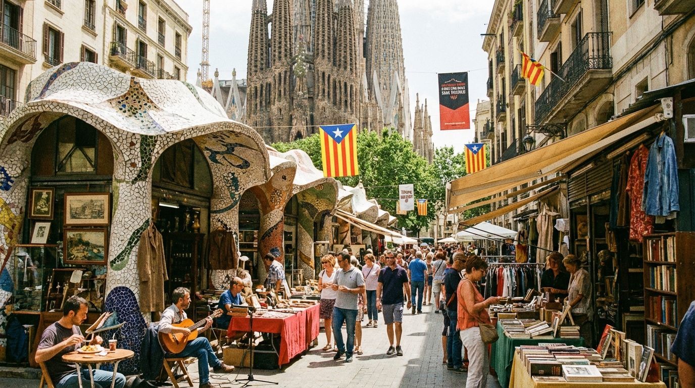 Mercadillos en Barcelona